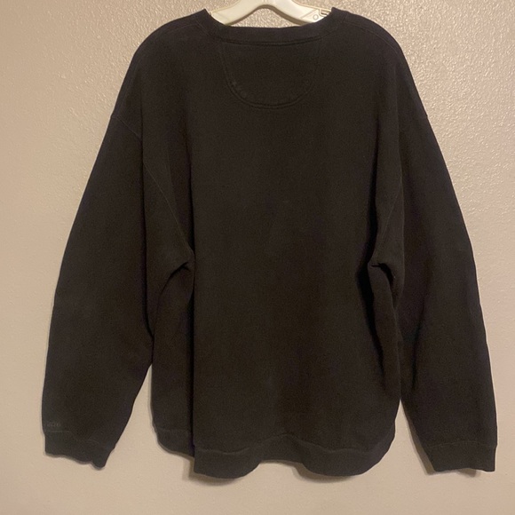 IZOD brand Size 2XL Black Mens Sweatshirt - Picture 6 of 12